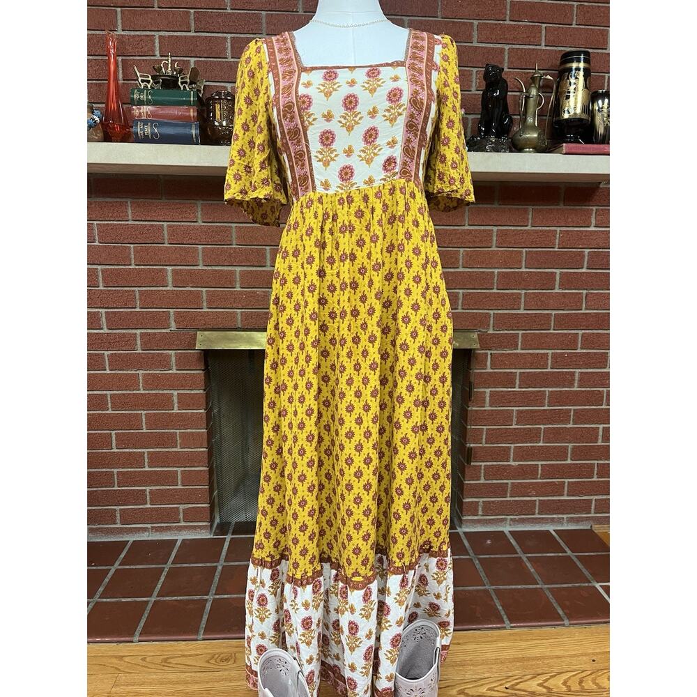 Boho Floral Dress Western